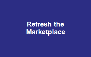 Refresh the Marketplace